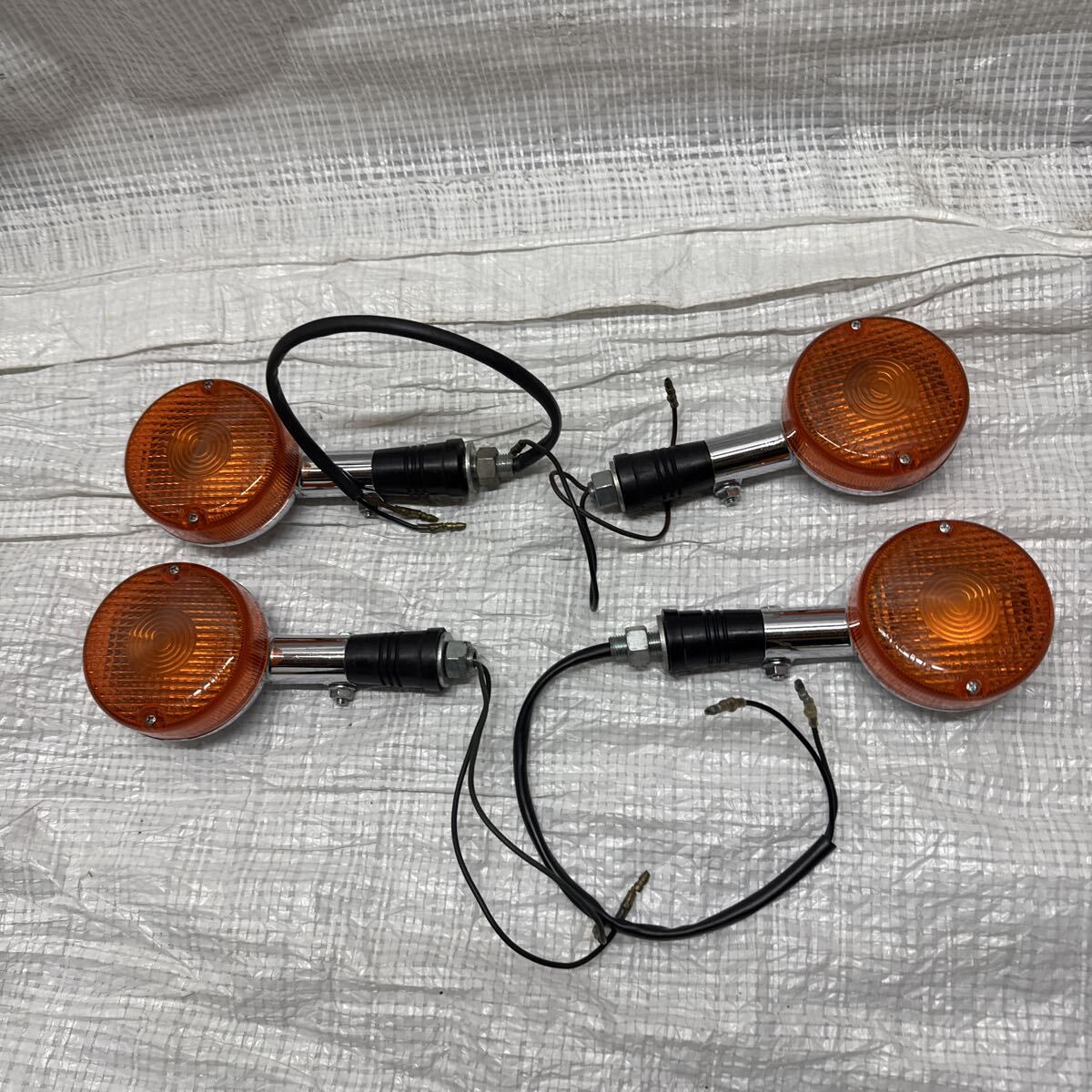SR400/500用・ノーマル・ウインカー前後セット中古品 SR400⁄500用