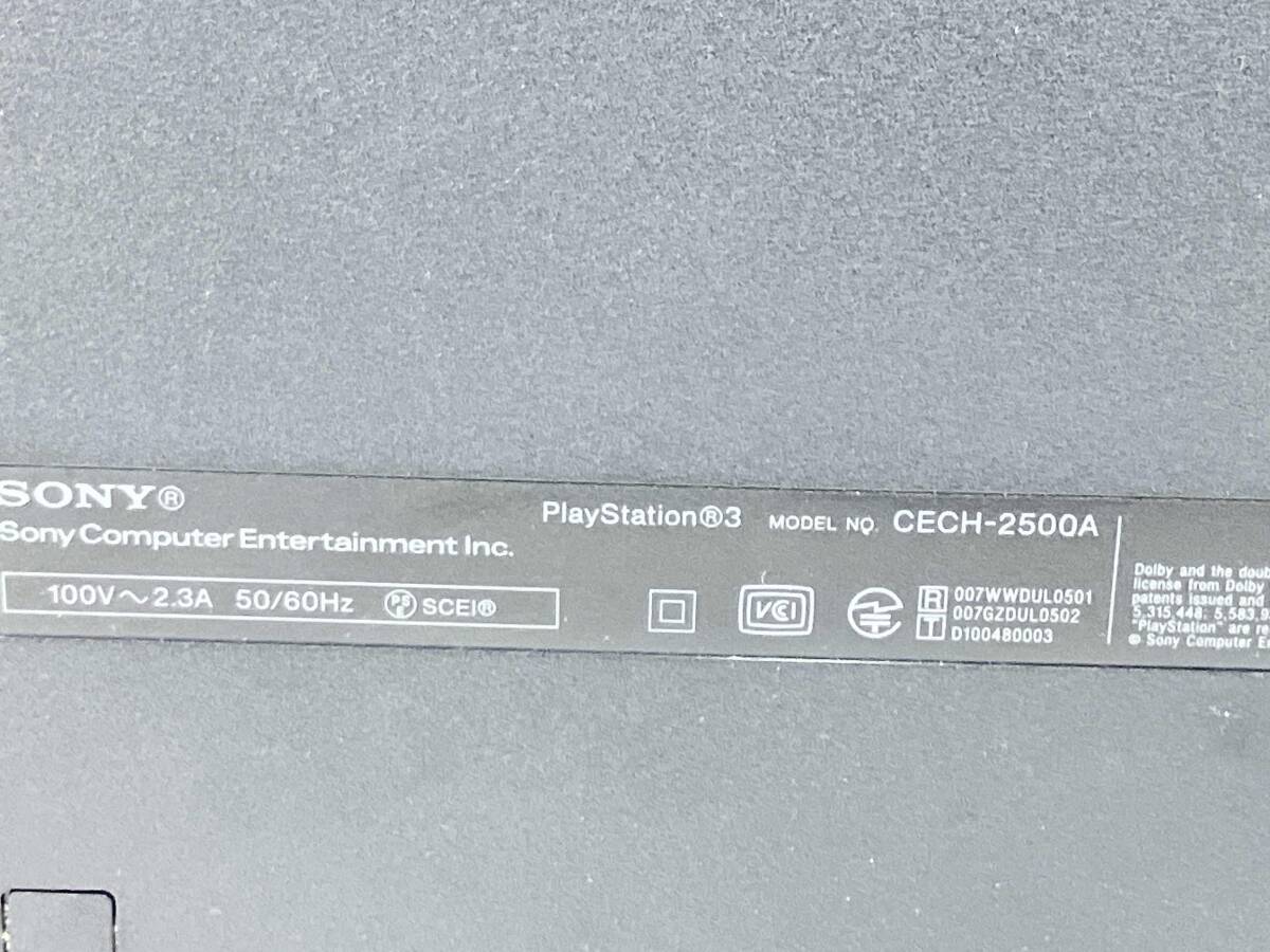ジャンク品 Sony PS3 CECH-2500A ブラック 160GB ジャンク SONY
