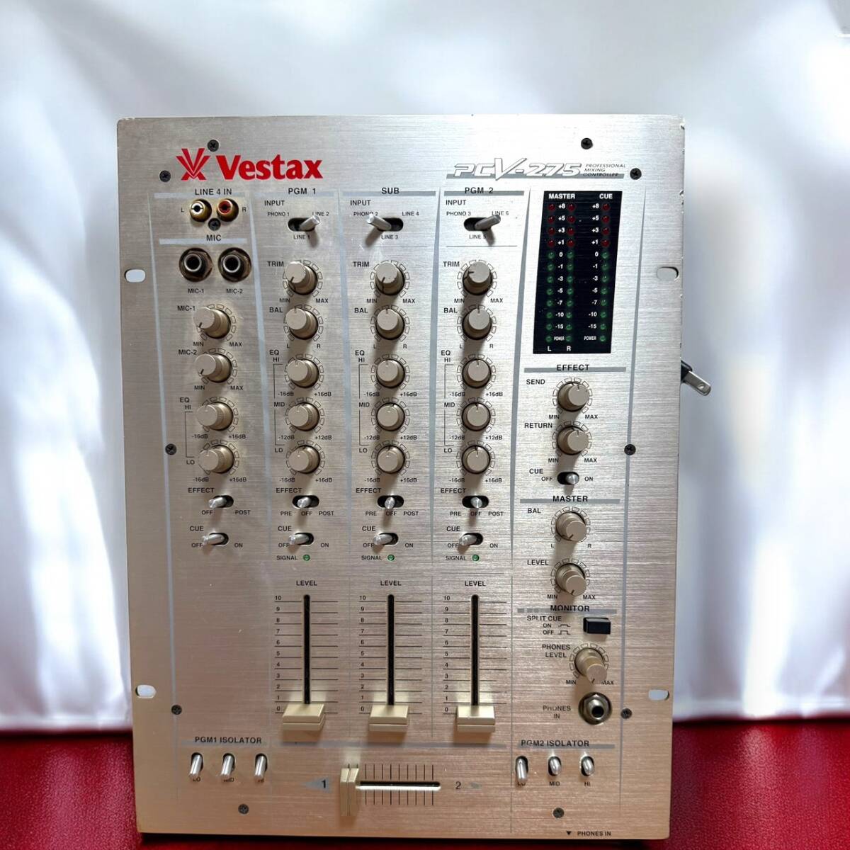 送料無料 美品 VESTAX DJ ミキサー PCV-275｜Yahoo!フリマ（旧PayPay