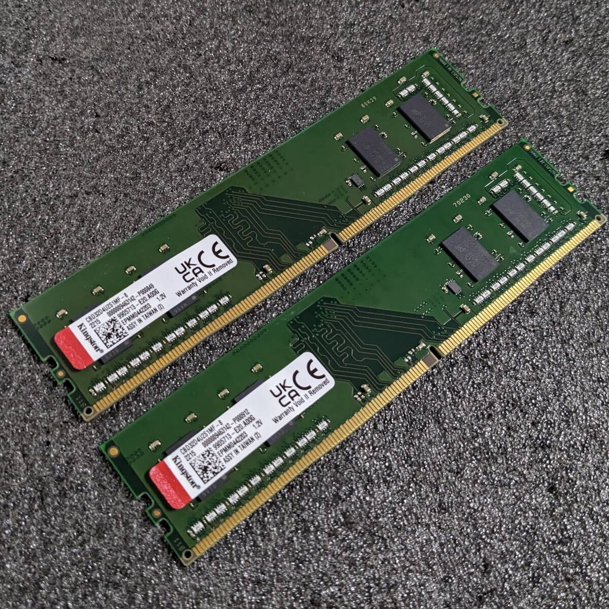 DDR4メモリ 16GB(8GB2枚組) Kingston CBD32D4U2S1MF-8 [DDR4-3200 PC4