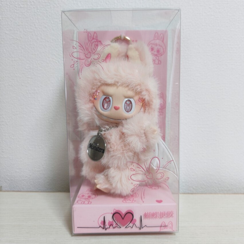 限定品ZIMOMO デビル ラブブ ジモモ ドラゴン 天使 ピンク ネックレス