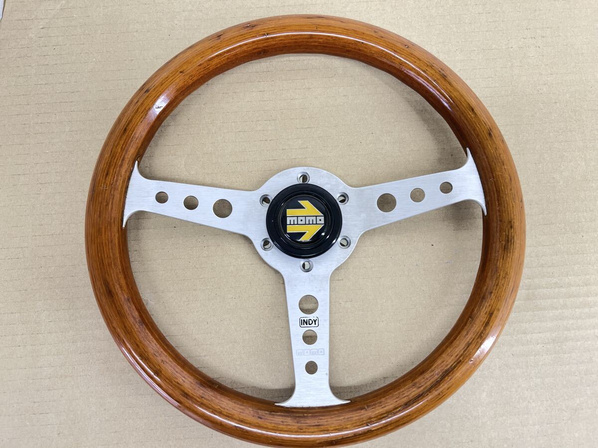 momo モモ INDY インディ 32π ウッドステアリング #エ