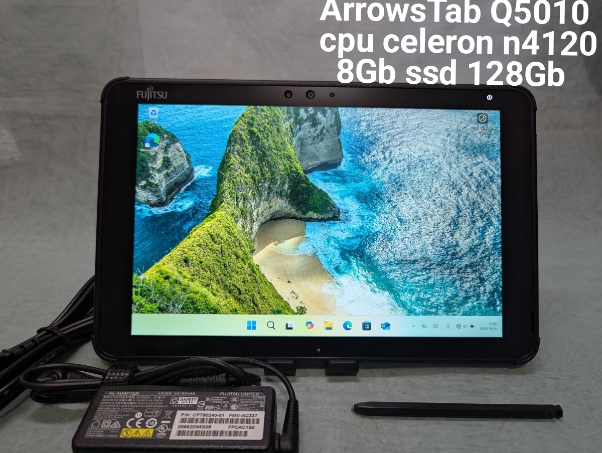 Fujitsu ARROWS Tab Q5010/DB ( cpu N4120 8GB SSD 128GB )｜Yahoo
