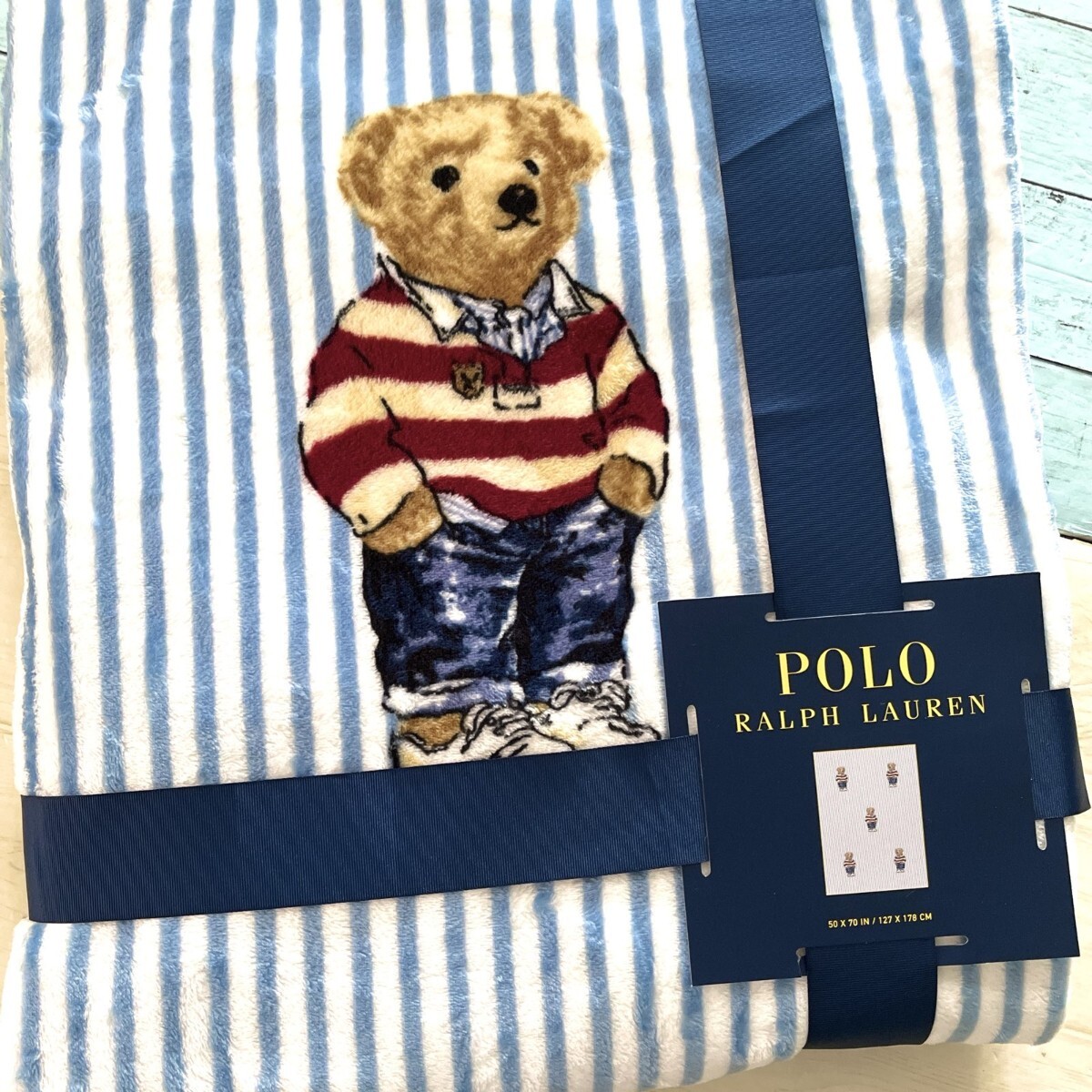 激かわ もふもふ 手触り抜群 ポロ ラルフローレン ブランケット POLO