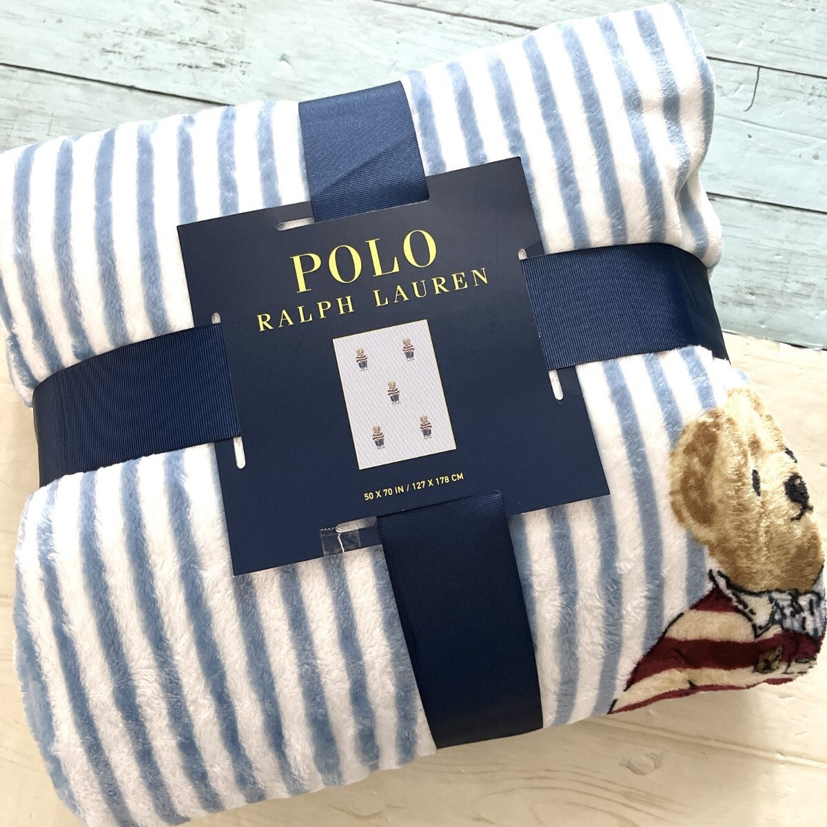 激かわ もふもふ 手触り抜群 ポロ ラルフローレン ブランケット POLO