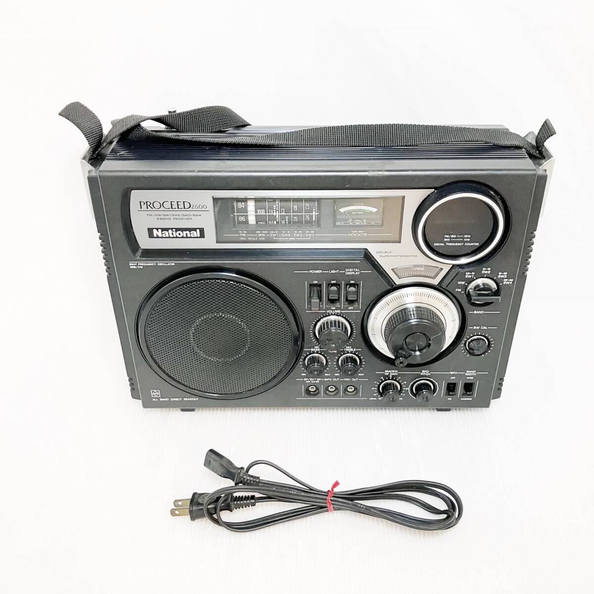 ラジオ National ナショナル Panasonic COUGAR RF-888 FM MW SW レトロ