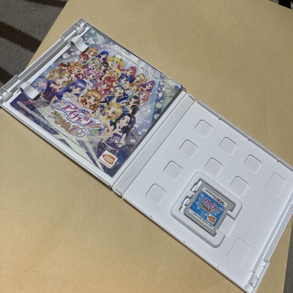 送料無料 3DS アイカツ My No 1 Stage ハガキ QRコード ニンテンドー