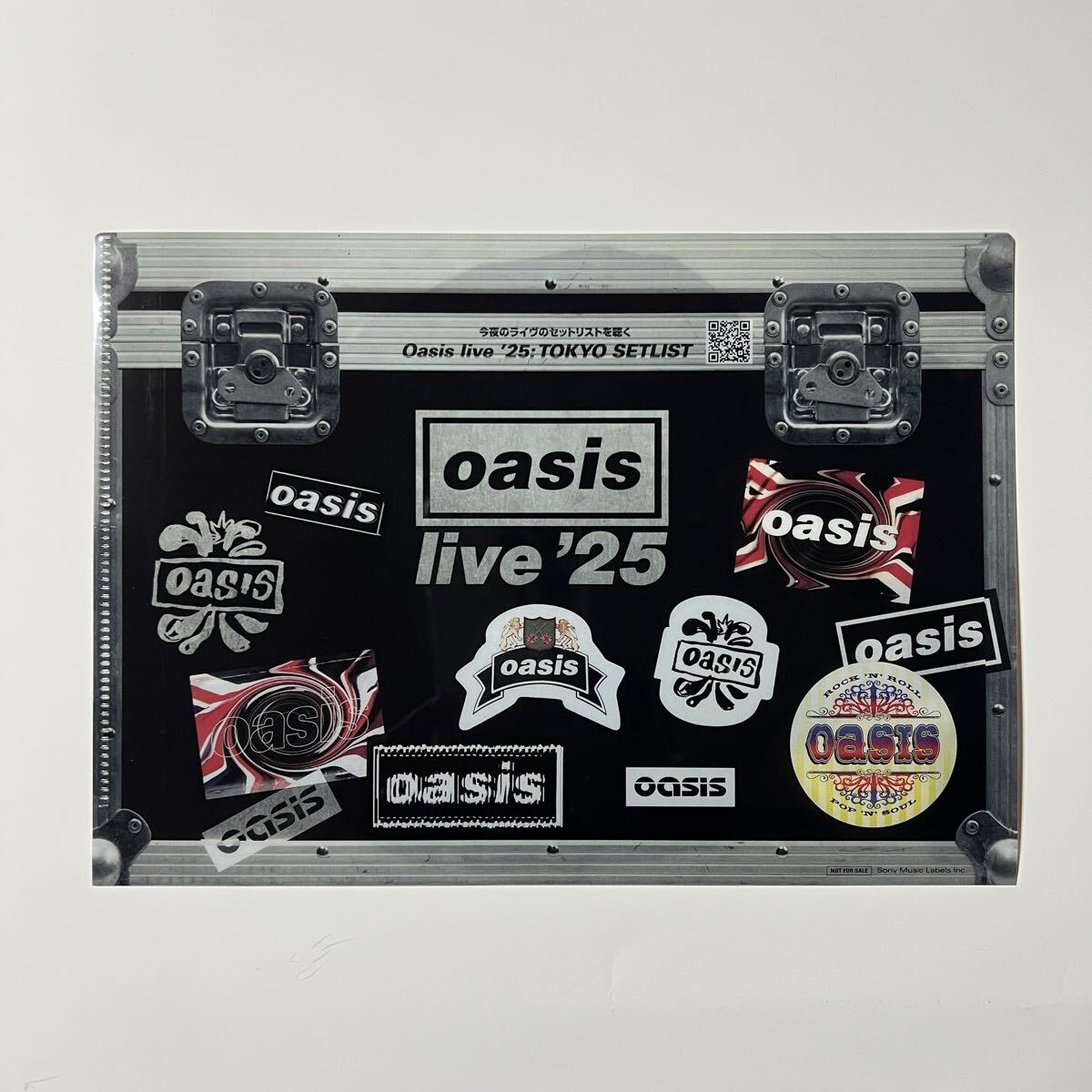 oasis シリアルナンバー メモリアルチケット ＆ クリファイル 東京