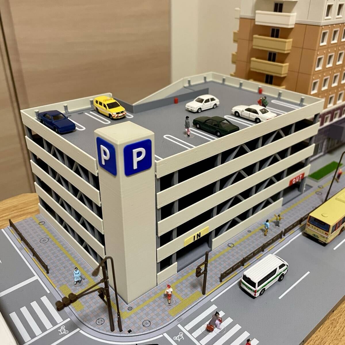Nゲージ 立体駐車場 ストラクチャー（組立キット）模型 1｜Yahoo