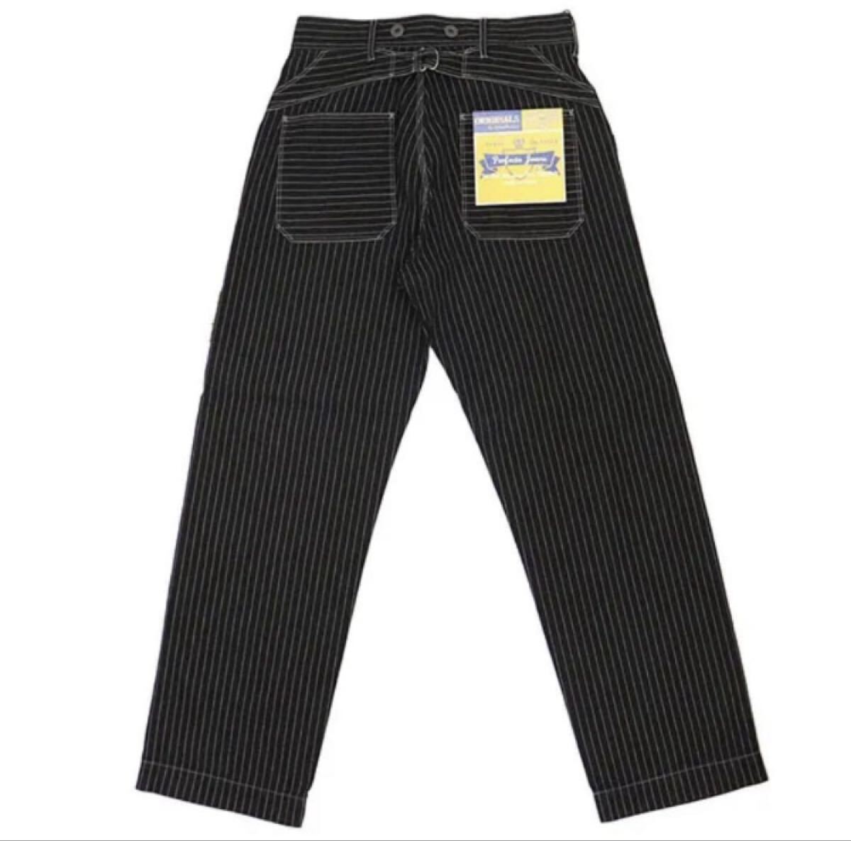 新品未使用】Schott ショット ヒッコリーデニム ブラック サイズ34