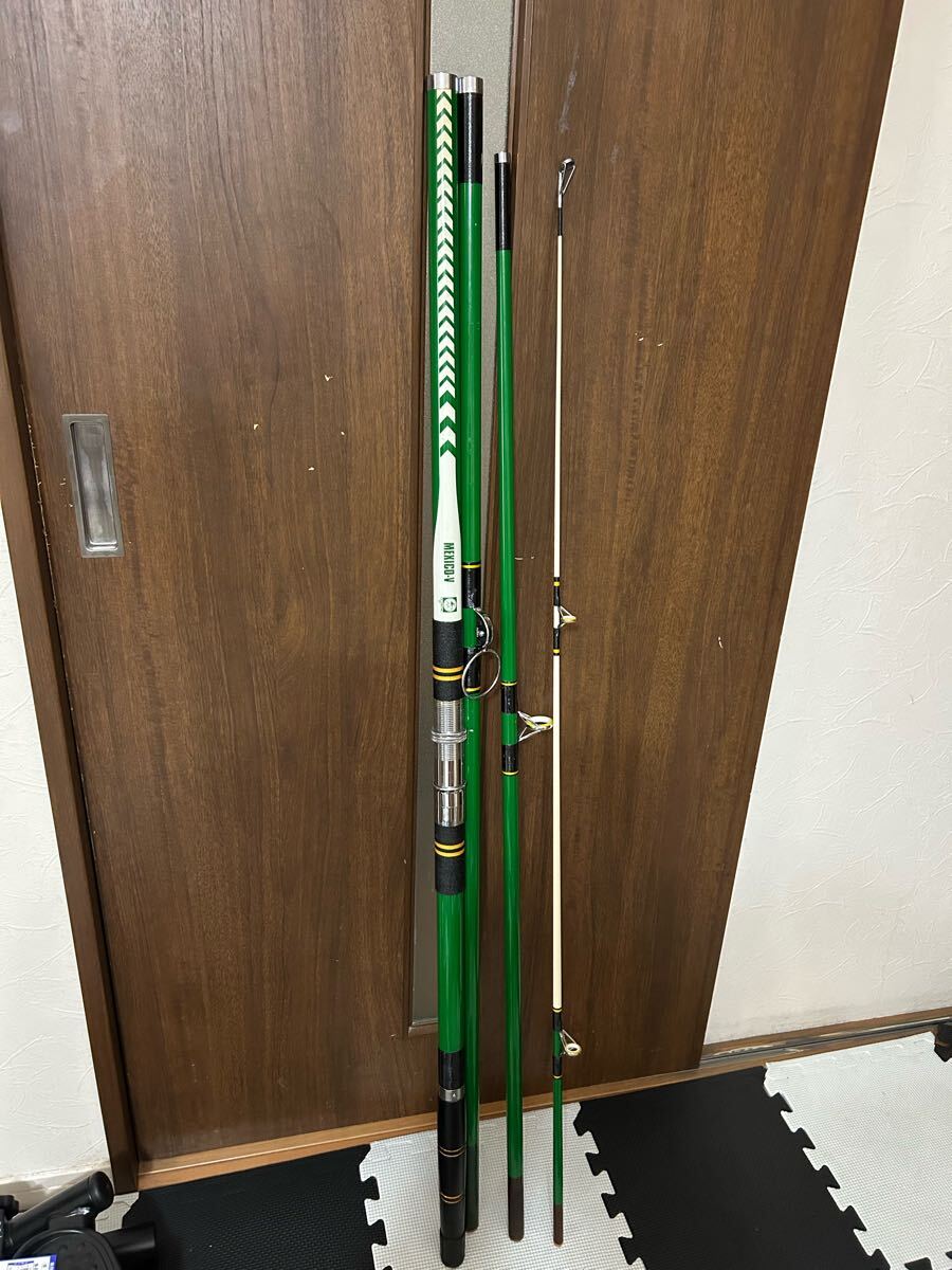 割引 美品 超希少 オリムピック OLYMPIC オールドロッド MEXICO-V 釣り竿