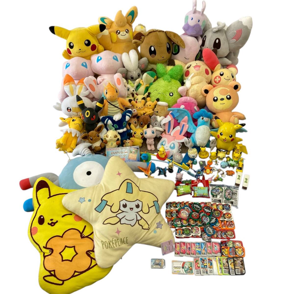 ポケモン ぬいぐるみ イーブイ カビゴン ピチュー ルカリオ モクロー