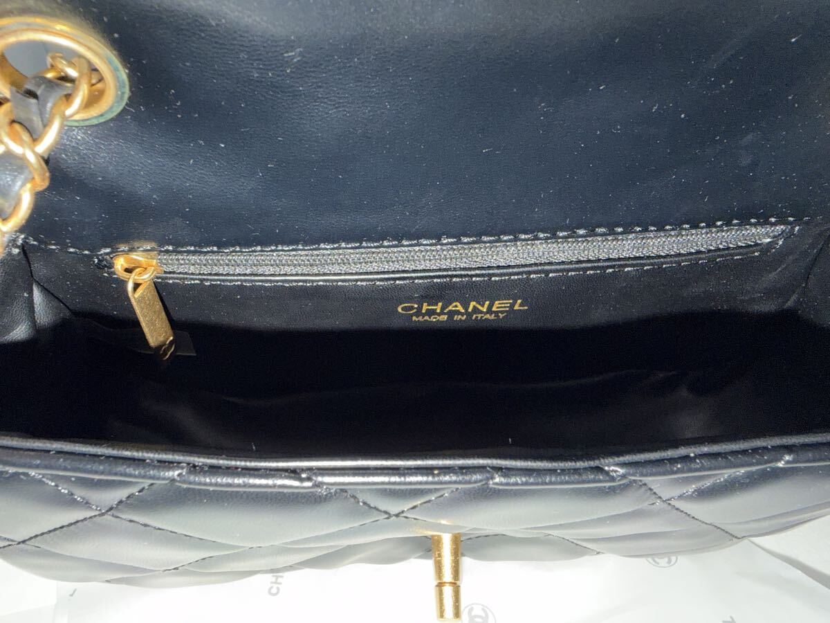 未使用 CHANEL ノベルティ ショルダーバッグ チェーンウォレット