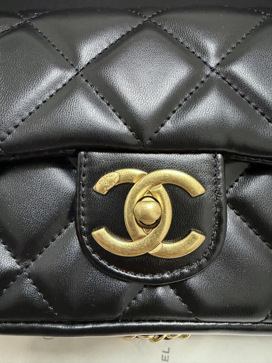 未使用 CHANEL ノベルティ ショルダーバッグ チェーンウォレット