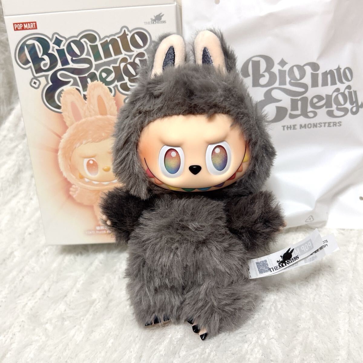 正規品】POPMART BigintoEnergy【シークレット ID】ラブブ ぬいぐるみ