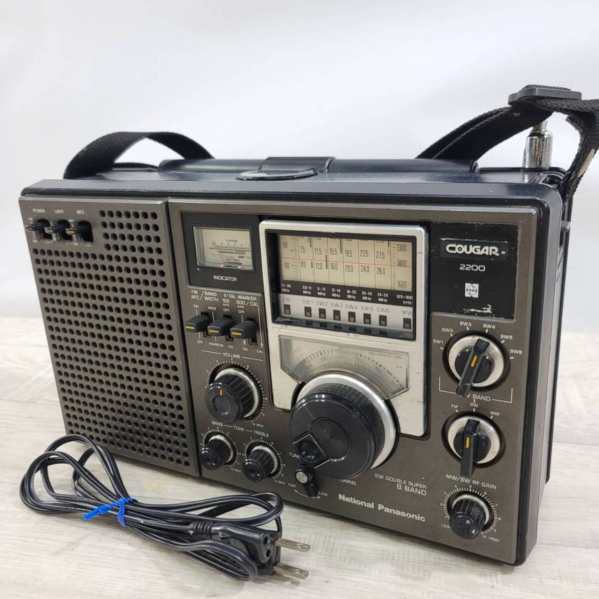 ジャンク National Panasonic COUGAR RF-2200 ラジオ クーガー