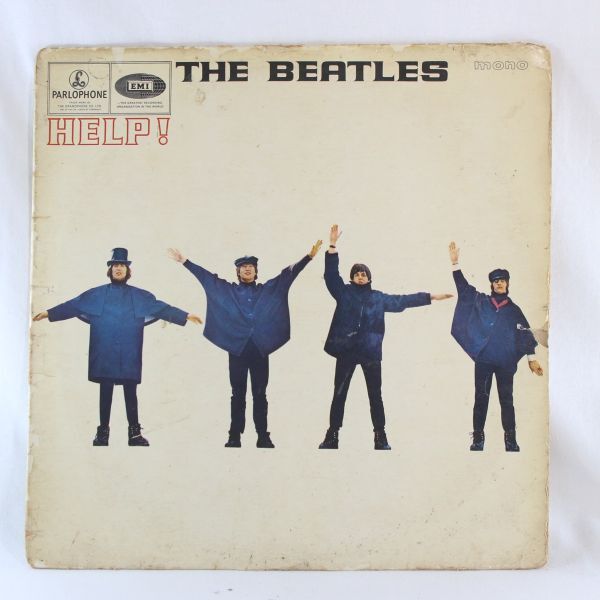 英LP The Beatles HELP UK盤 英国盤 Mono モノラル 1stプレス タックス