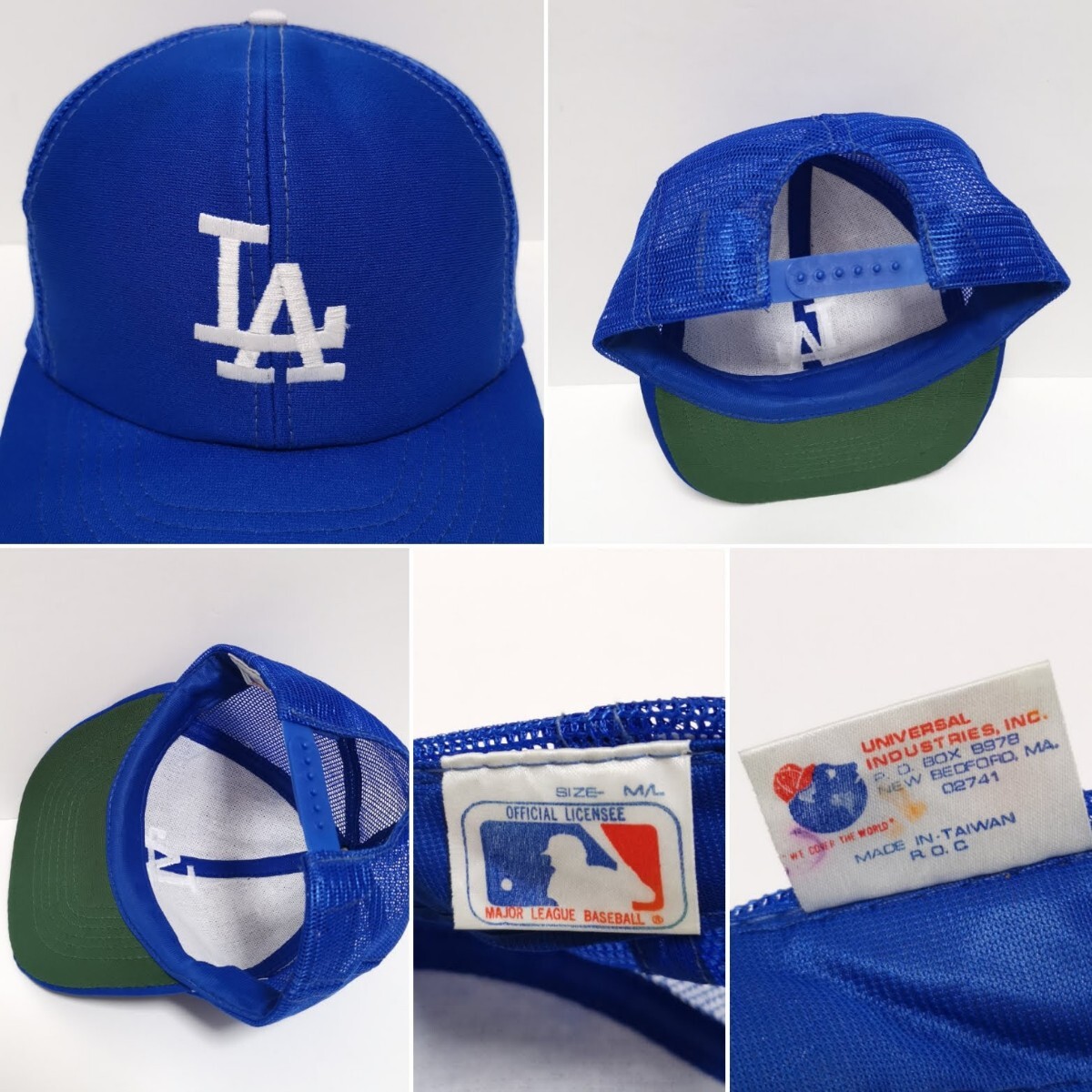 即決 80s LA Dodgers ドジャース CAP メッシュ キャップ VINTAGE NWA