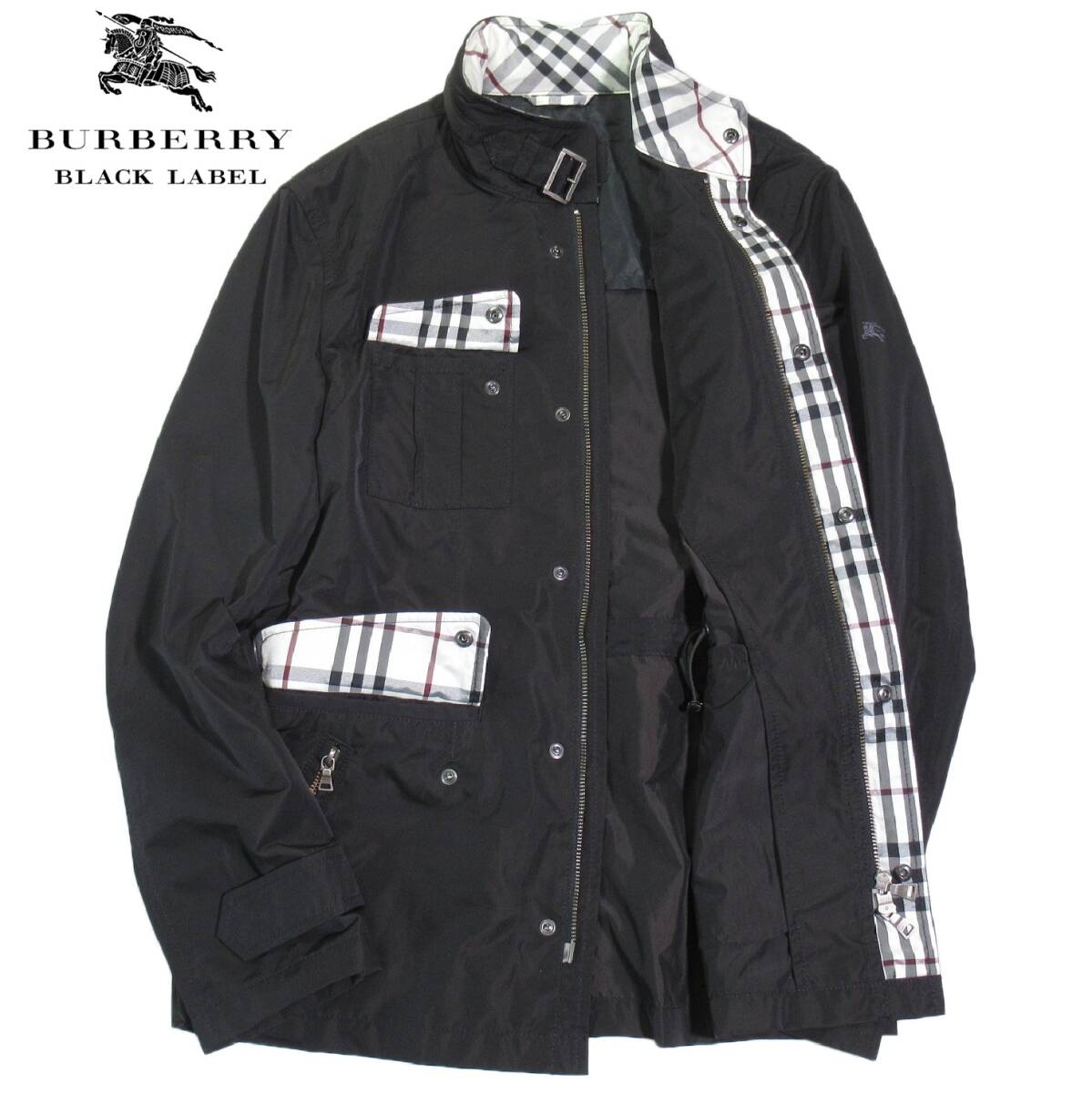 希少サイズ L バーバリー ブラックレーベル BURBERRY BLACK LABEL 2WAY