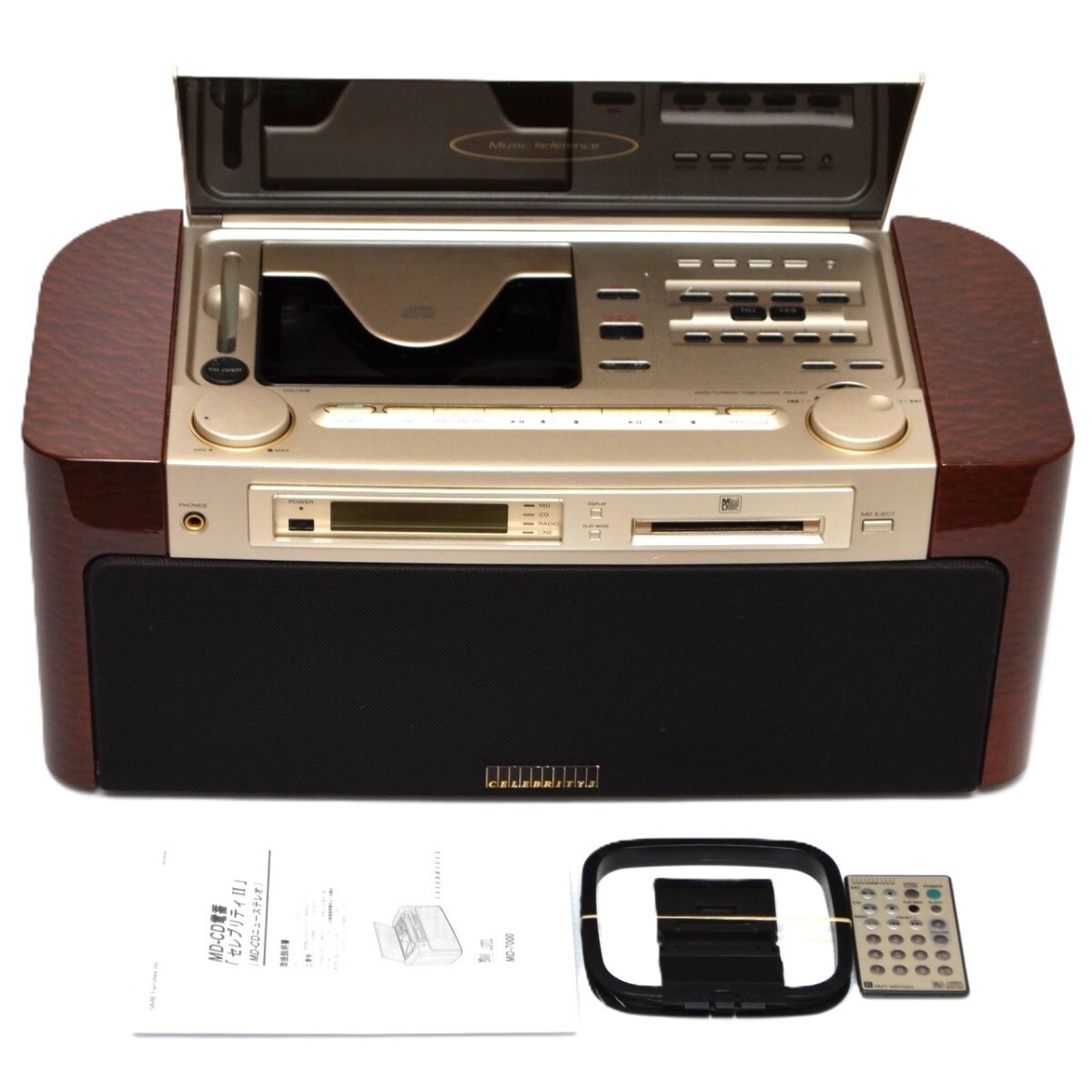 大幅値下‼️希少名機‼️リモコン付‼️ SONY CELEBRITYⅡ MD-7000 30