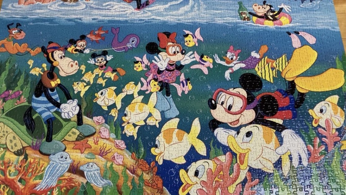 ディズニー ジグソーパズル 1500ピース 廃盤 希少 Disney ミッキー
