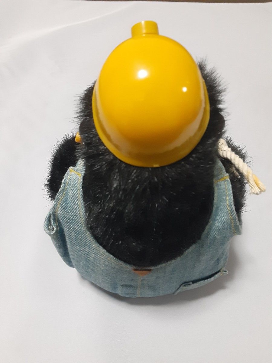 ゴリラ ぬいぐるみ デニムオーバーオール黄色ヘルメット｜Yahoo!フリマ