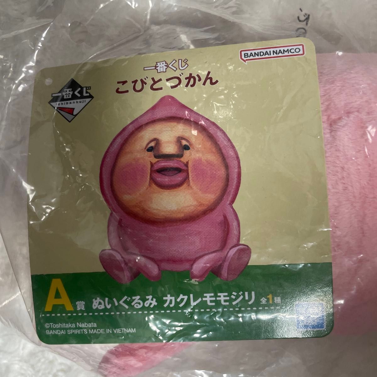 新品未開封 一番くじ こびとづかん A賞 ぬいぐるみ カクレモモジリ