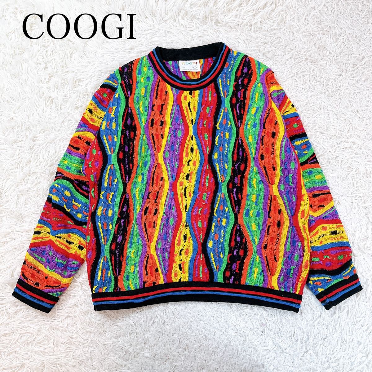 激レア】COOGI クージー 3Dニット オーストラリア製 クレイジー