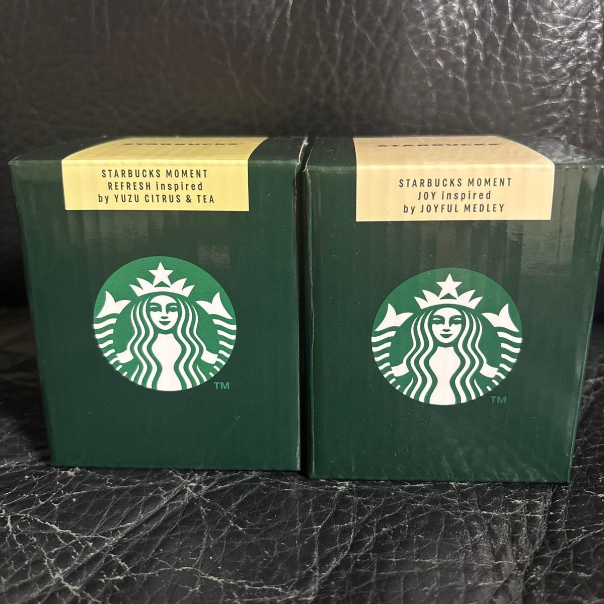 スターバックス ゆずシトラス&ティーとジョイフルメドレー キャンドル