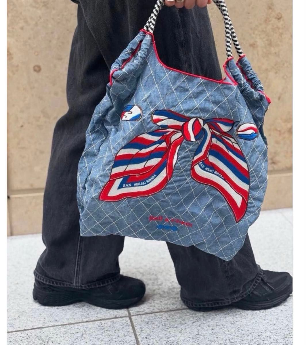 ボールアンドチェーン Ball＆Chain スカーフ リボン柄 Mサイズ 表参道