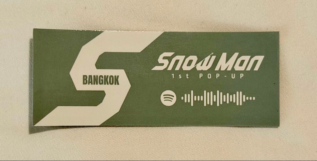 Snow Man 目黒蓮 バンコク 限定 ポップアップ 缶バッチ フォトカード