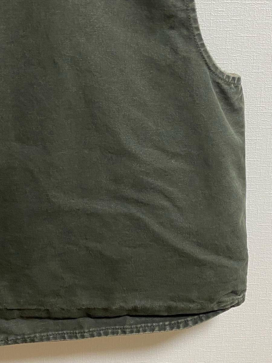 MOSモスグリーン Carhartt カーハート ダック ベスト ボア｜Yahoo