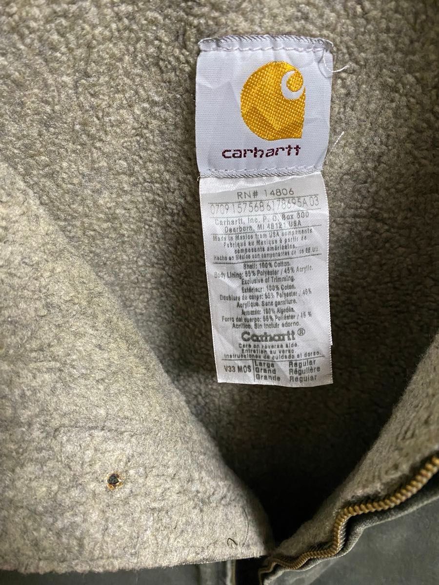 MOSモスグリーン Carhartt カーハート ダック ベスト ボア｜Yahoo