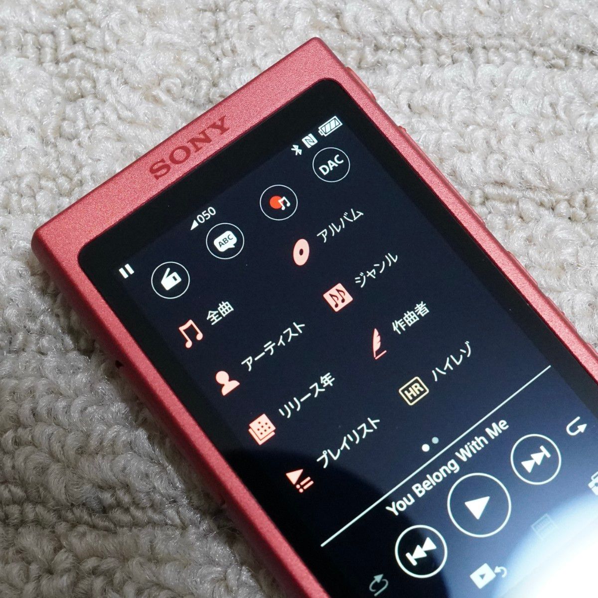 SONY ウォークマン NW-A45 R （トワイライトレッド） (#1)｜Yahoo