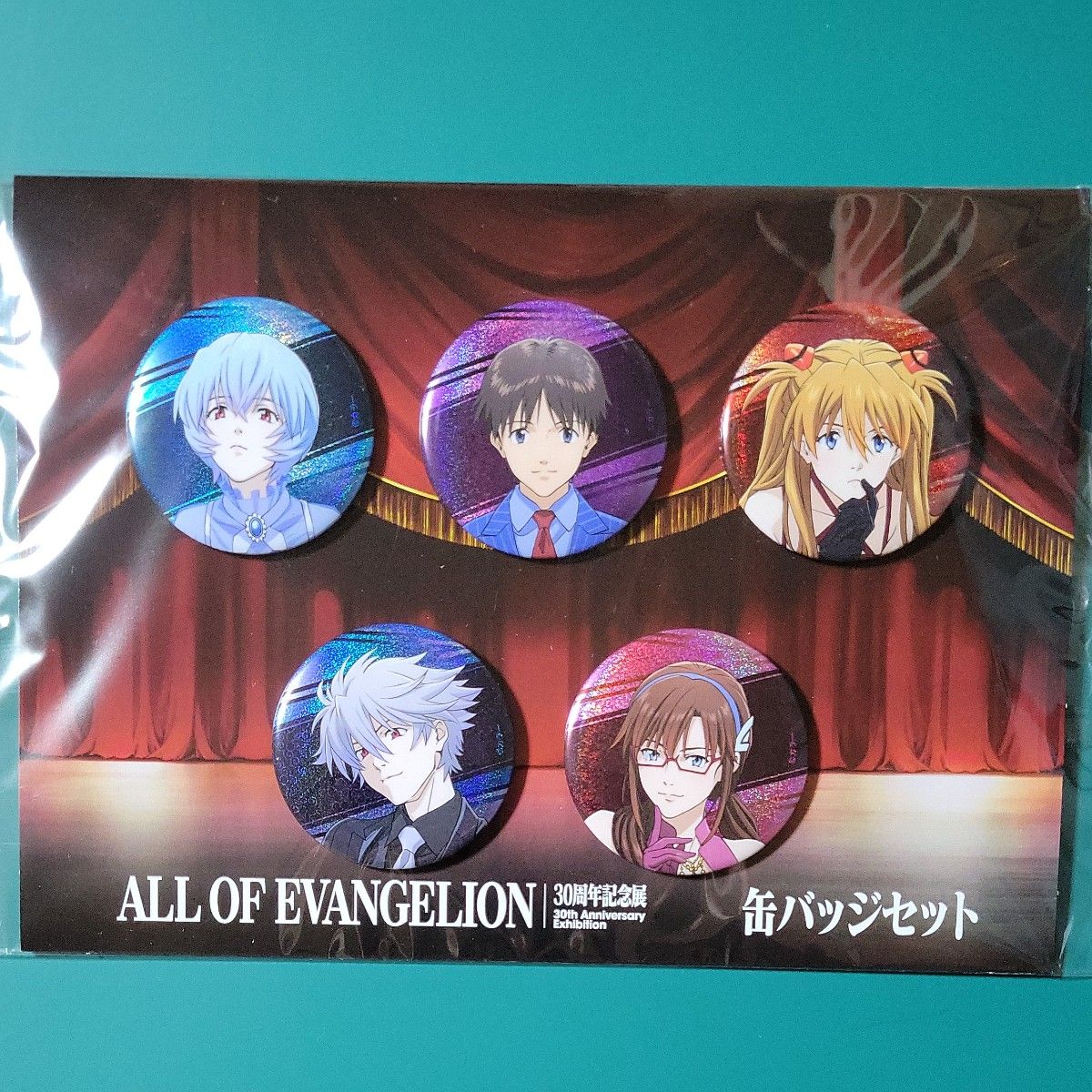 エヴァンゲリオン 30周年記念展 ALL OF EVANGELION 缶バッジセット 渚