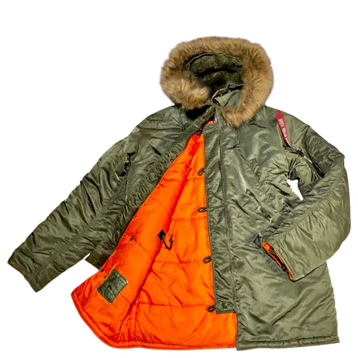 ALPHA INDUSTRIES N-3B フライトジャケット L モッズコート 極暖