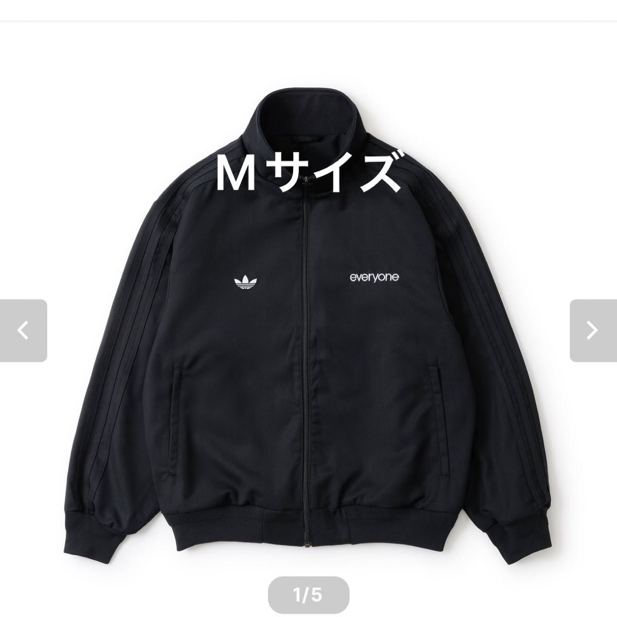 everyone × adidas TRACK TOP BLACK Mサイズ｜Yahoo!フリマ（旧PayPay