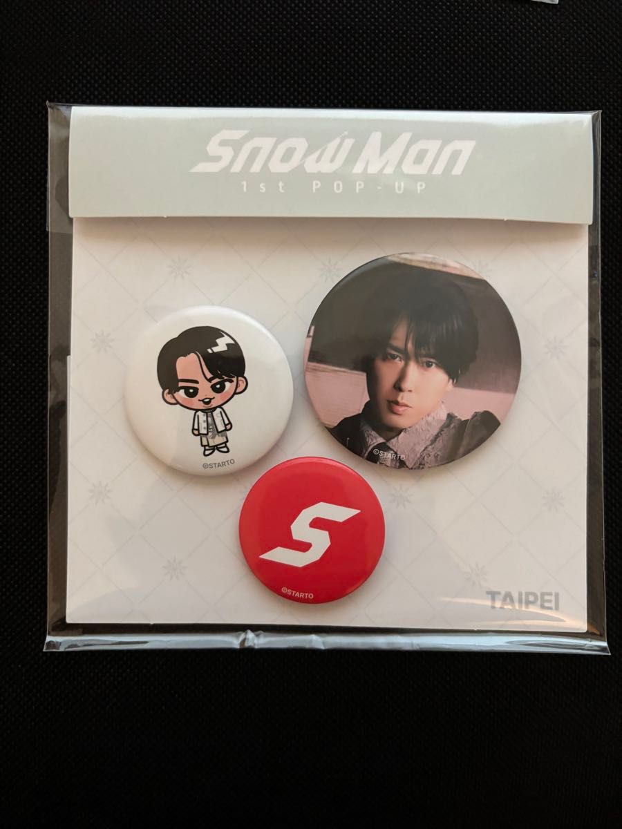 台北 SnowMan popup 9人 缶バッジセット コンプリート 缶バッジ