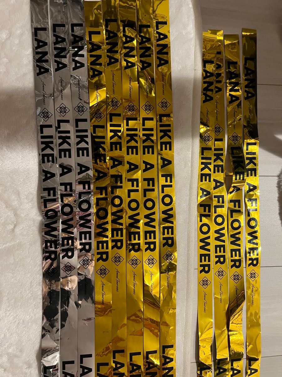 LANA 横浜アリーナ 大阪城ホール 銀テープ ゴールド 金テープ 12本