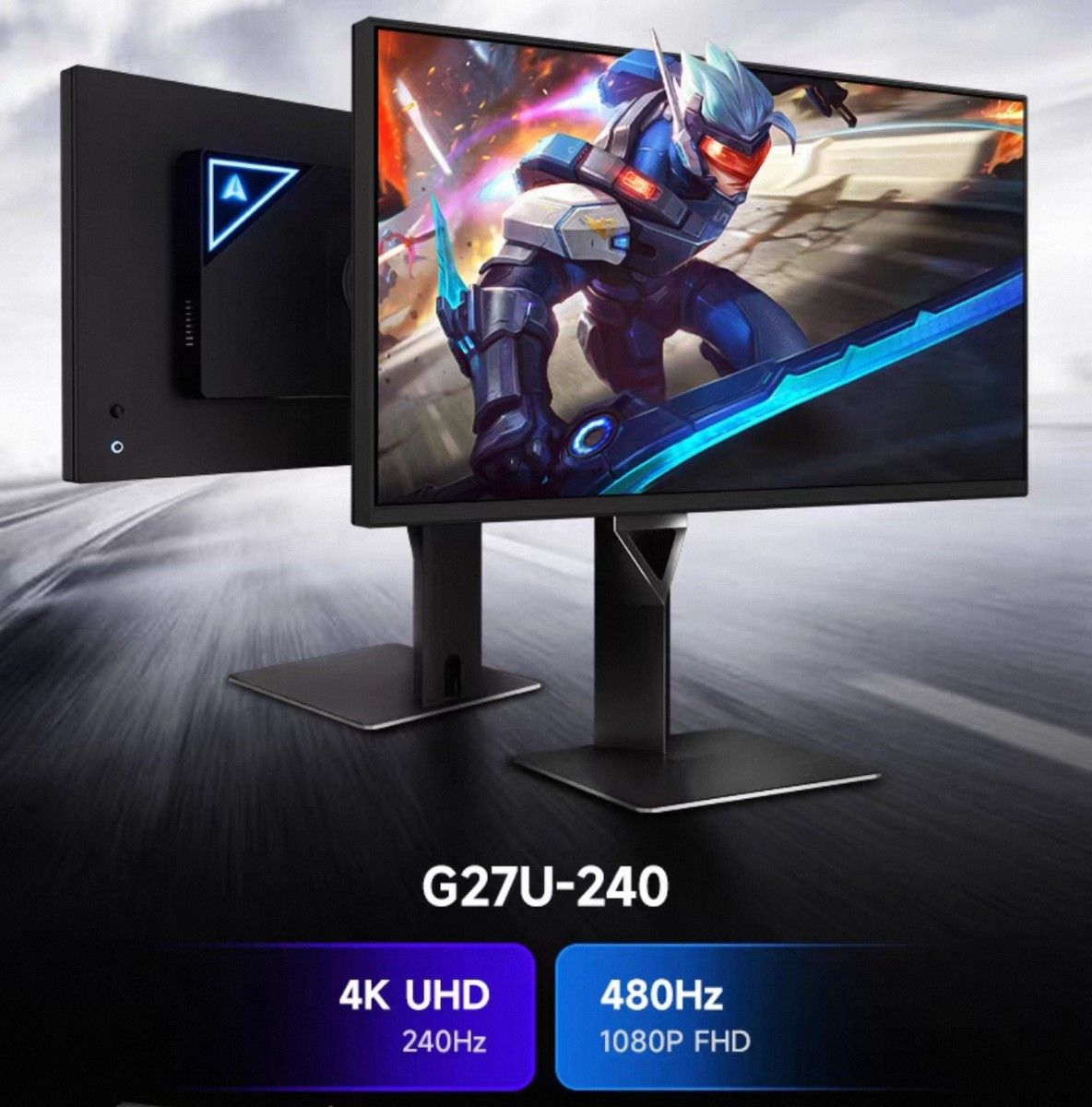 G27U 4K240hz/1080p480hz nanoips blackパネル ゲーミングディスプレイ