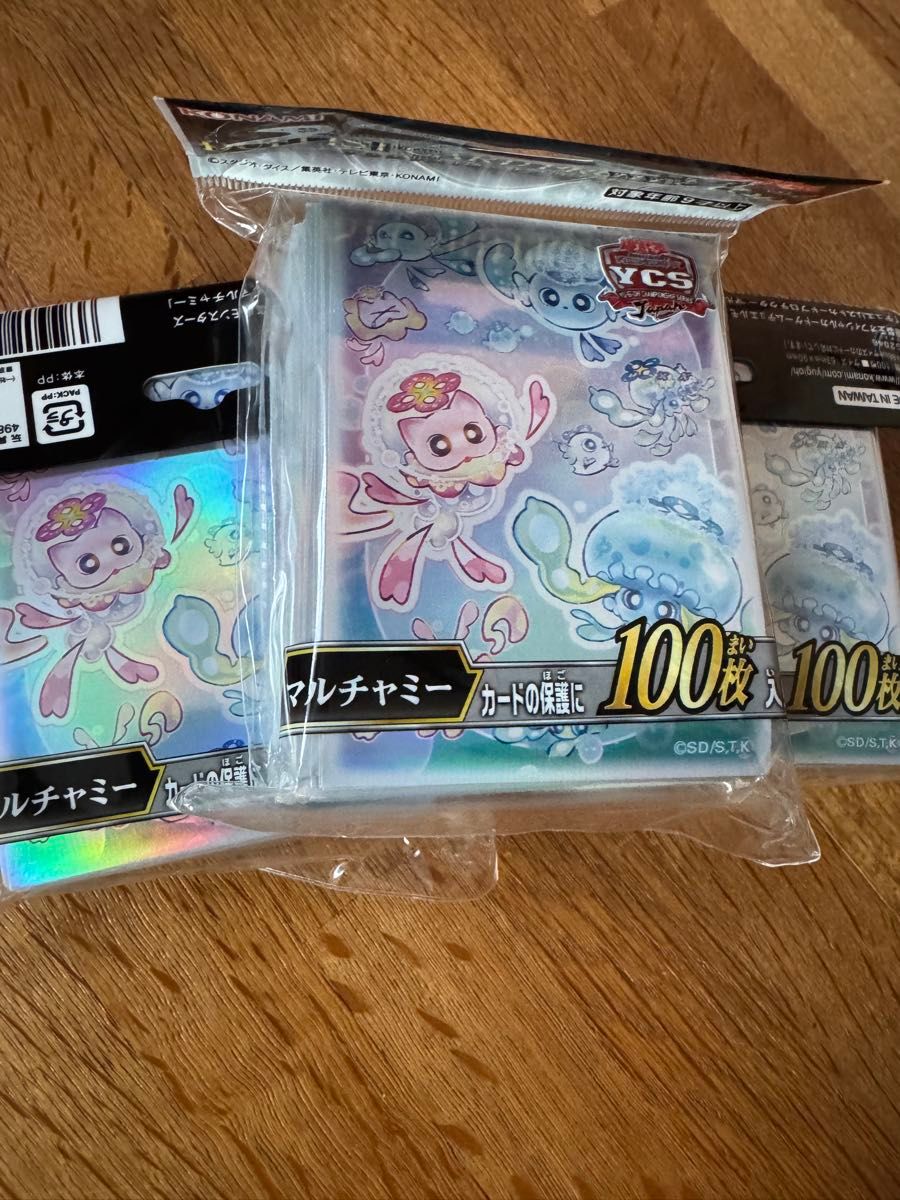 遊戯王 マルチャミー スリーブ 100枚入り×3 YCSJ名古屋 スリーブ