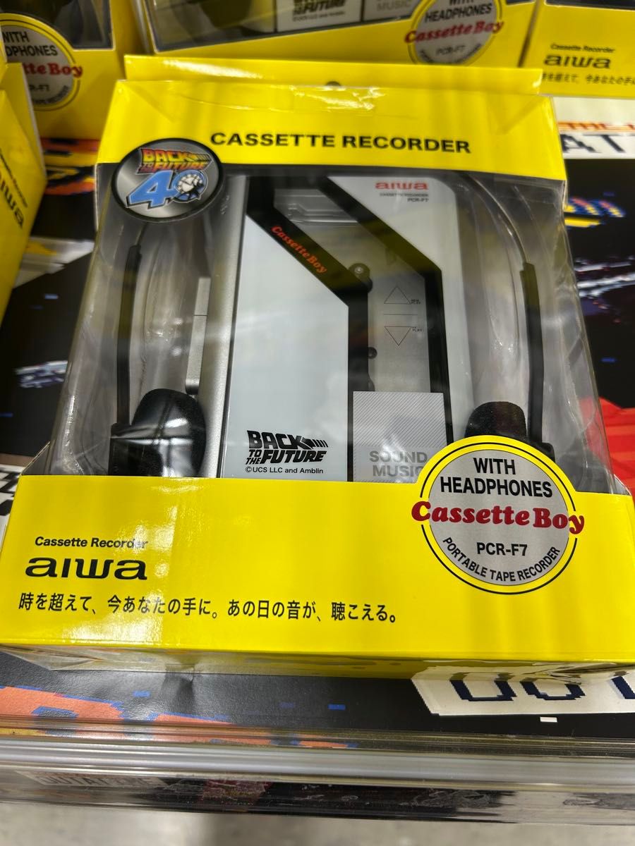 バック・トゥ・ザ・フューチャーをテーマにしたaiwaのカセット