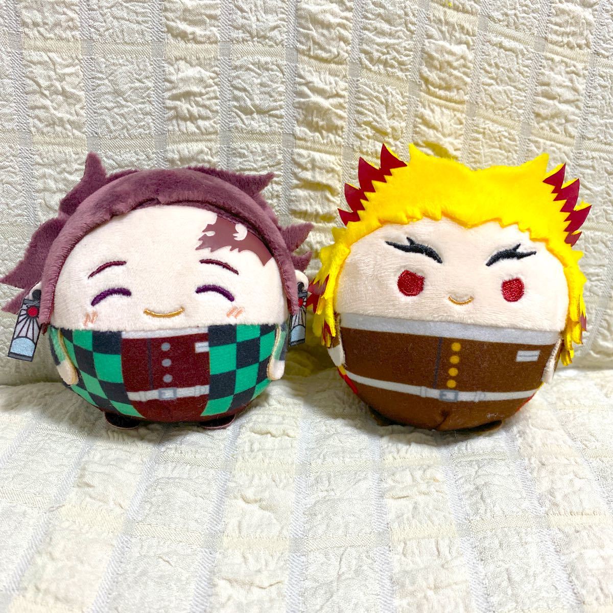 鬼滅の刃】ふわコロりんシリーズ 竈門炭治郎にっこりver ＆煉獄杏寿郎