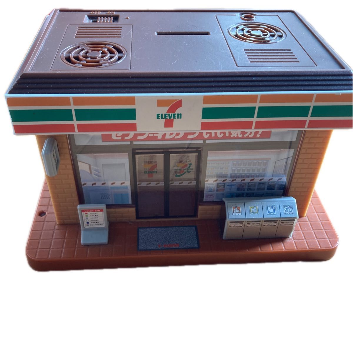 セブンイレブン 貯金箱 ミニチュア コンビニ おもちゃ 昭和レトロ
