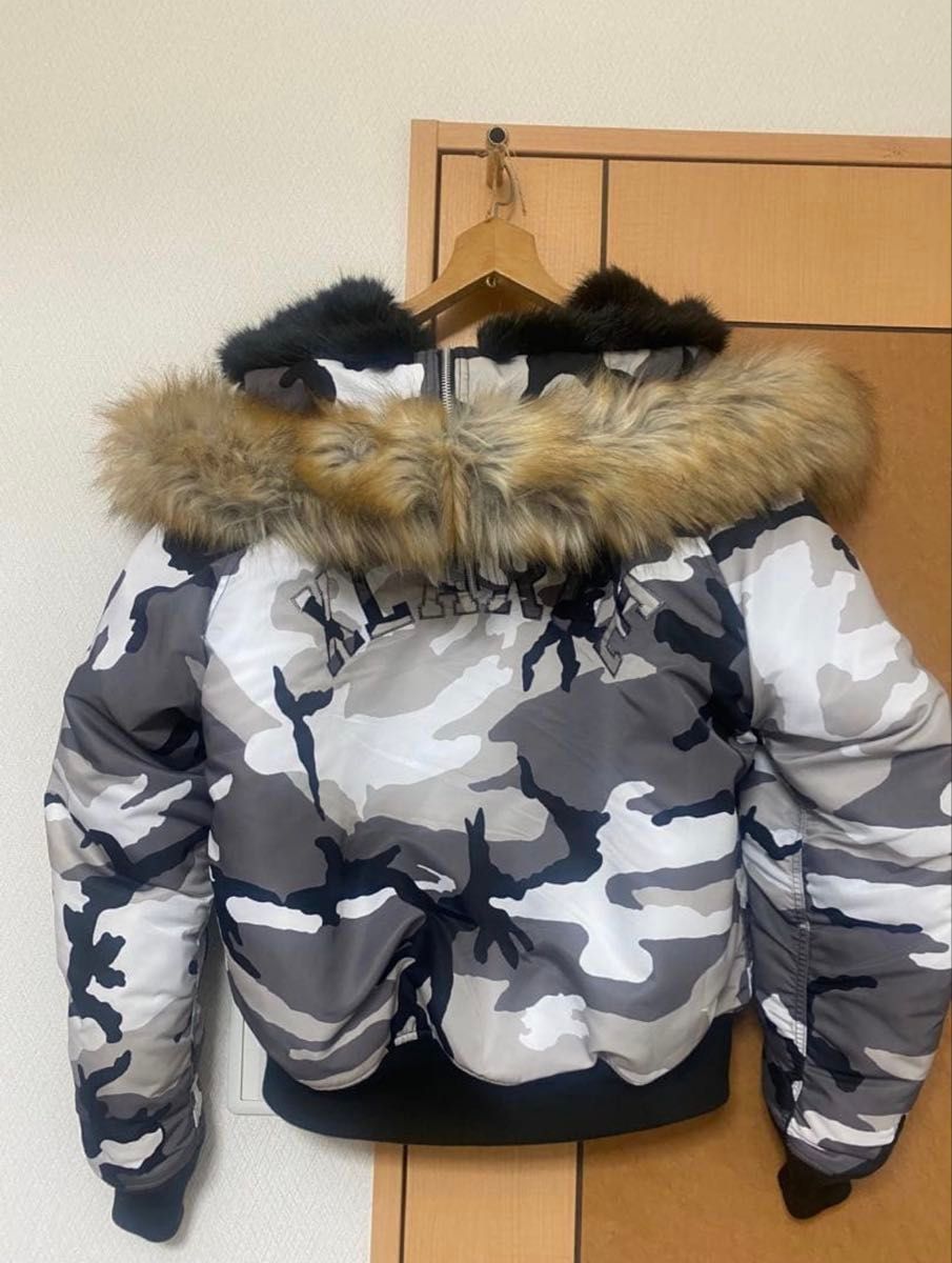 ALPHA INDUSTRIES X X-LARGE エクストララージ 迷彩 カモフラ ダウン