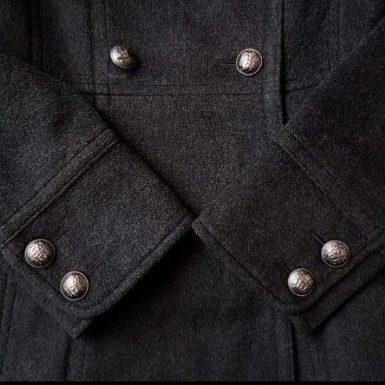 COMME CA DU MODE】 コムサデモード ナポレオンコート アンゴラ混