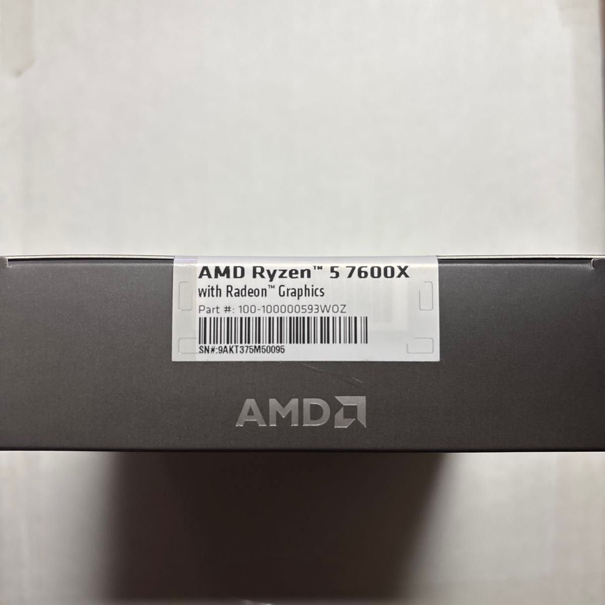 新品未開封】Ryzen5 7600X 動作保証 新品未開封】Ryzen5 7600X 動作