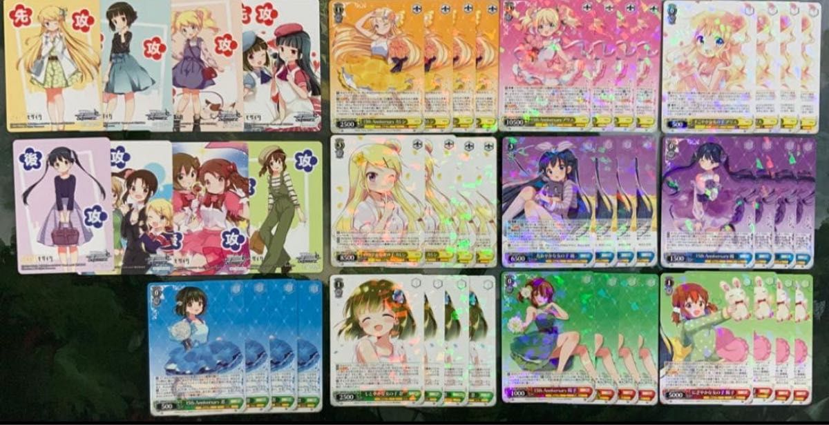 きんいろモザイク きんモザ RR以下4コン a版統一 先攻後攻マーカー