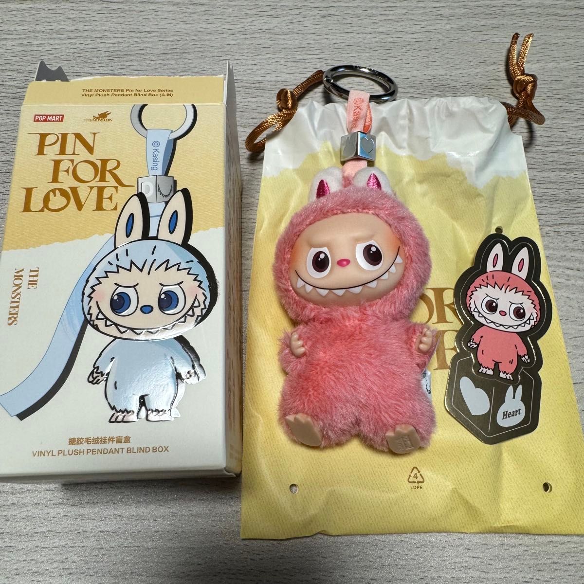 シークレット ラブブ ぬいぐるみ イニシャル PIN FOR LOVE 正規品