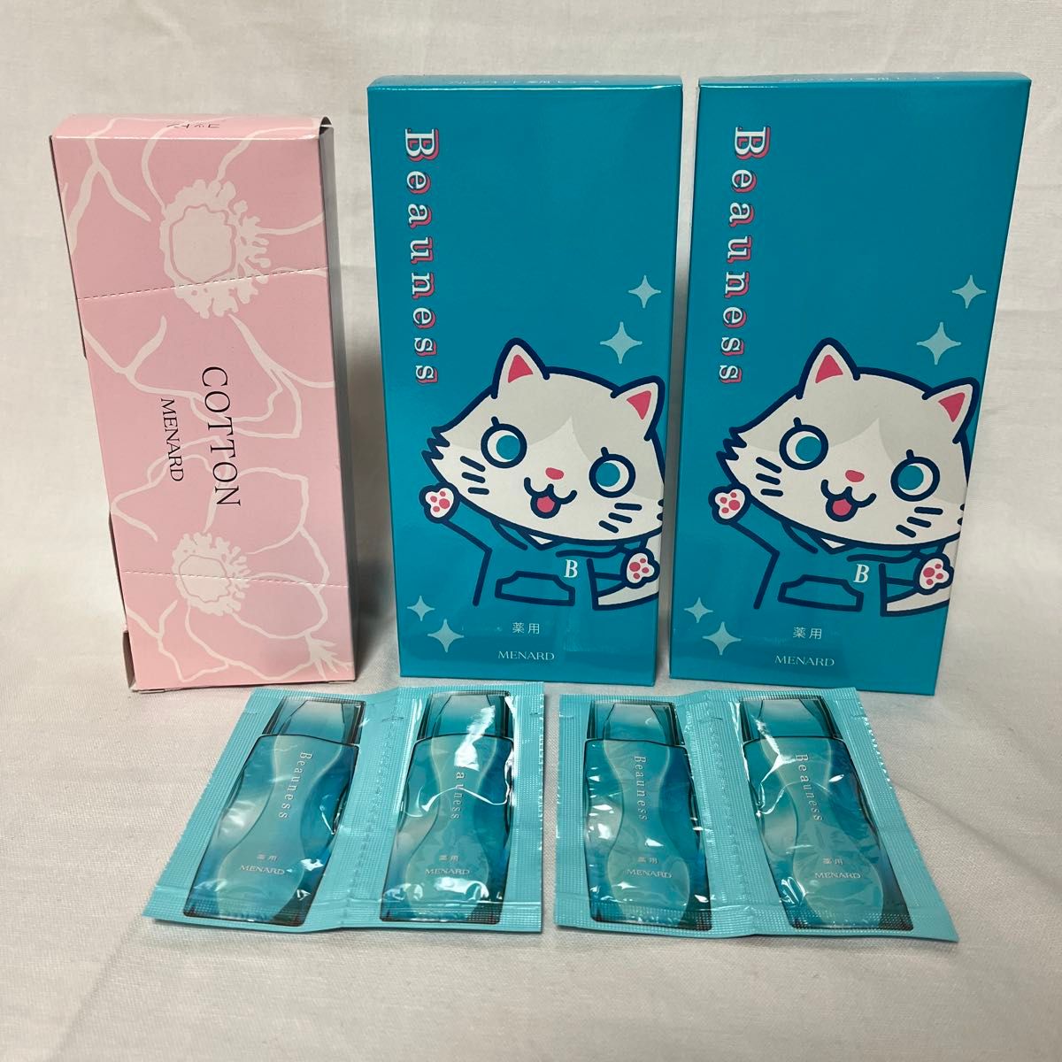 メナード 薬用ビューネ アルファキット 2セット コットンとサンプル